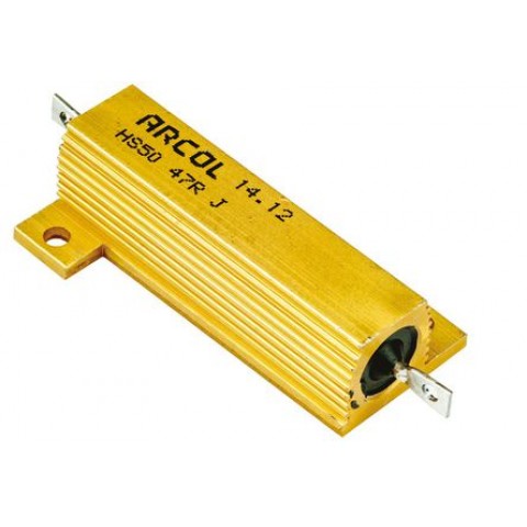 HS 50W 47R J HEATSINK RESISTOR 5% 